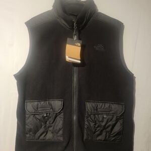 The North Face Royal Arch Men’s Full-Zip Fleece Vest Large Black